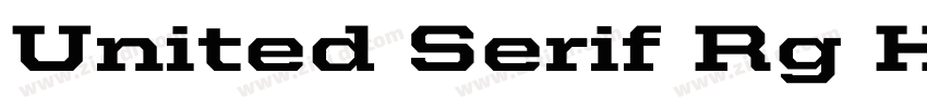United Serif Rg Hv字体转换